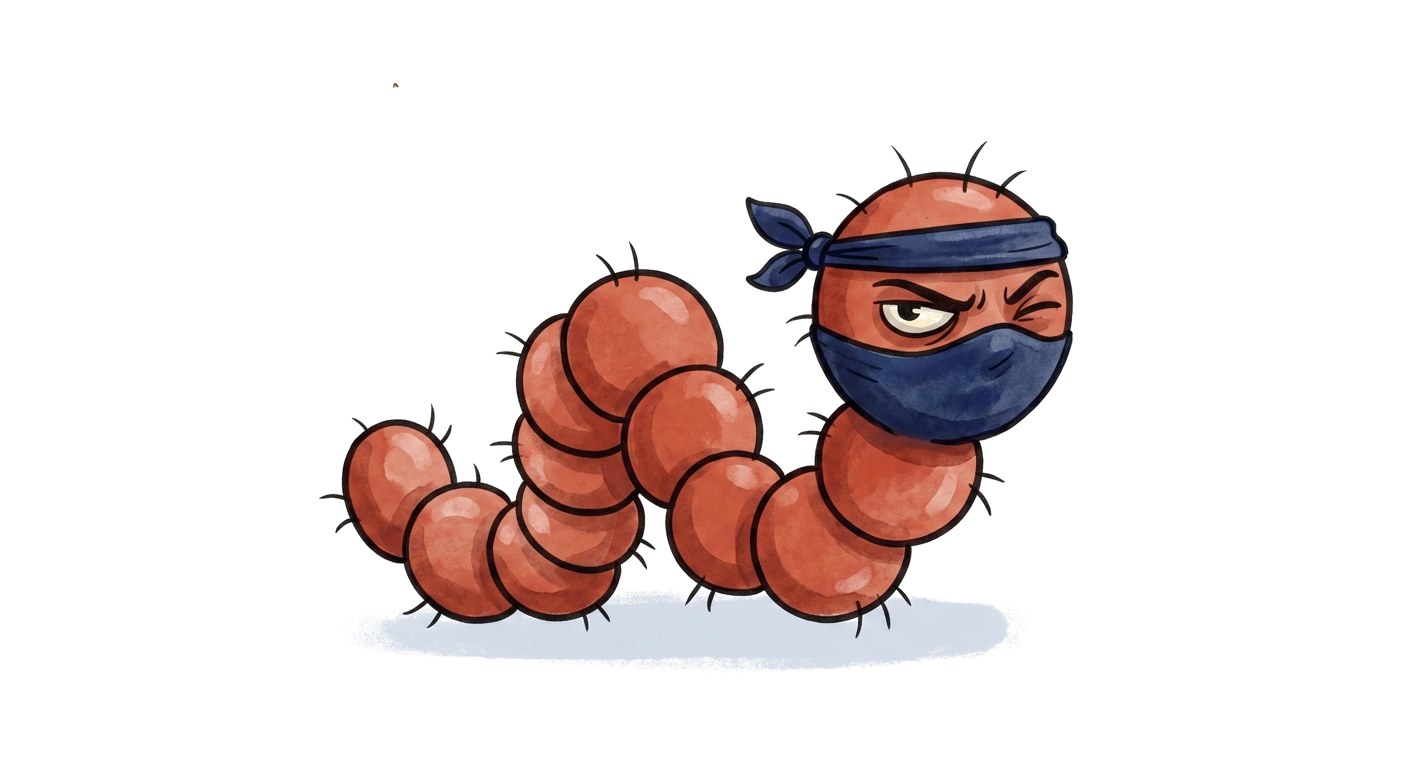 Ninja – Symbol für unsichtbare Keime